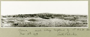 Yebna, village arabe capturé par la 1ère brigade A.L.H. le 13 novembre 1917 - Capt. Arthur Rhodes